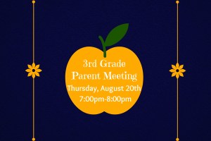 3rd Grade Parent Meeting