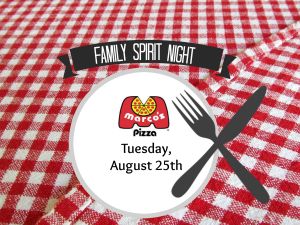 Marcos Pizza Night