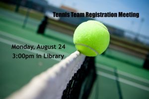 Tennis Team Registration
